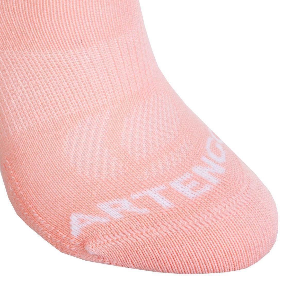 Kids Unisex Low Tennis Socks - Tri-Pack Rs 160, White, 5401_000, medium