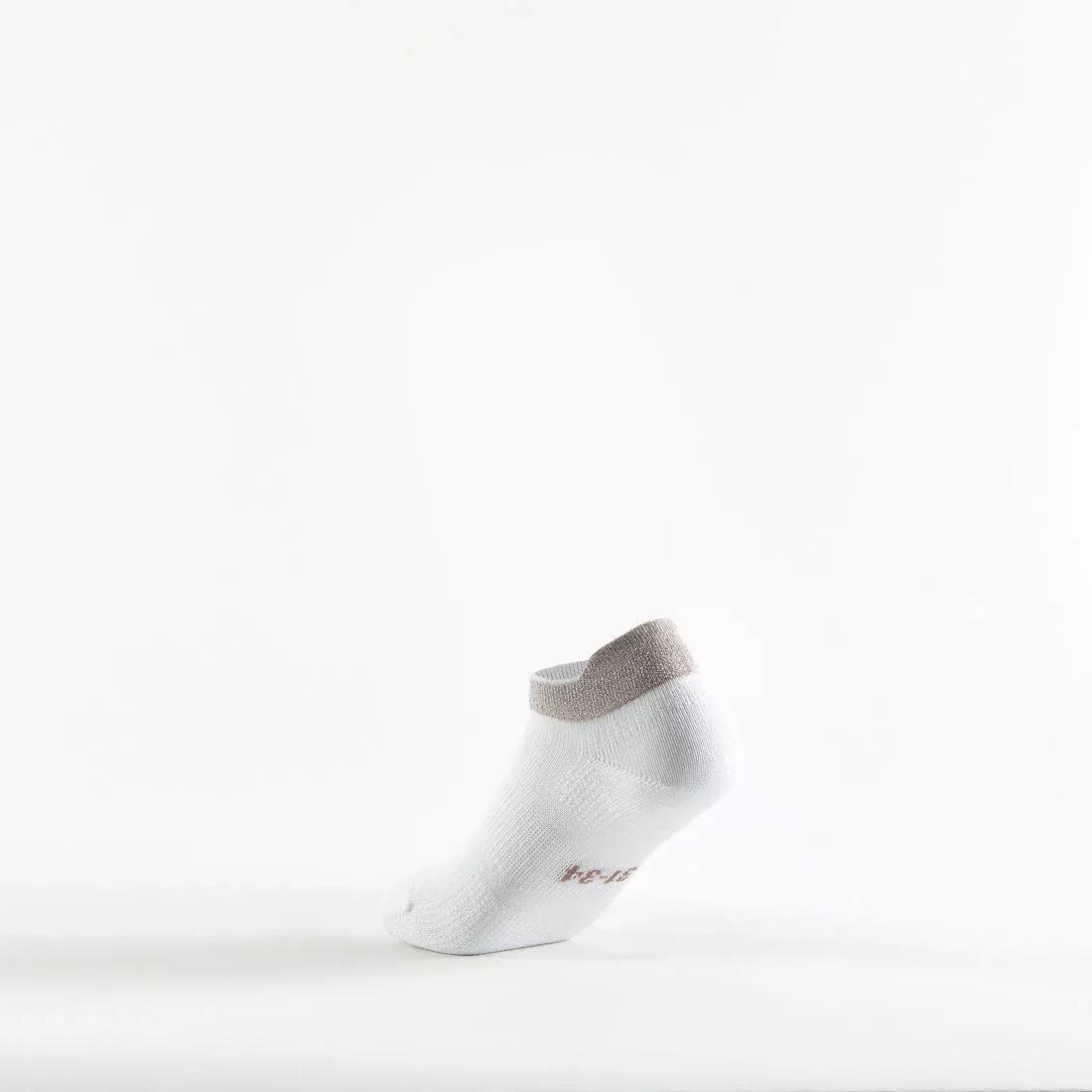 Kids Unisex Low Tennis Socks - Tri-Pack RS160, White, No Color, large image number 5