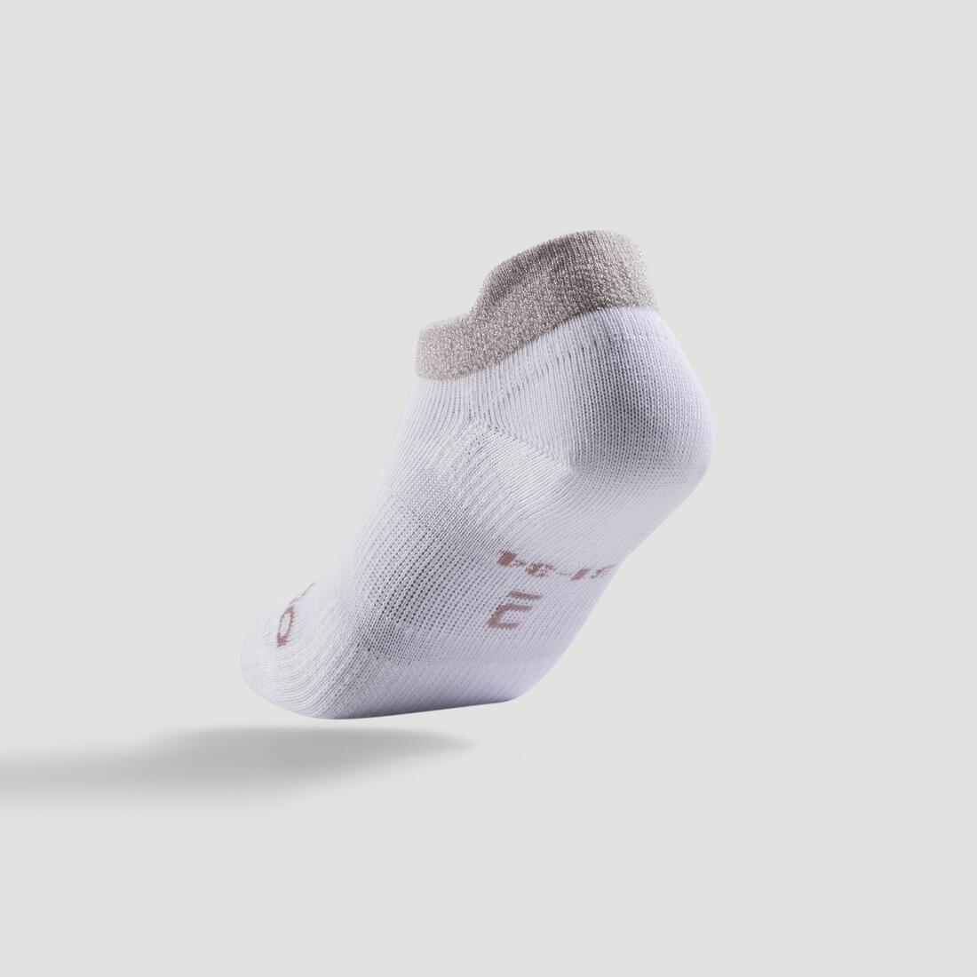 Kids Unisex Low Tennis Socks - Tri-Pack RS160, White, No Color, large image number 13