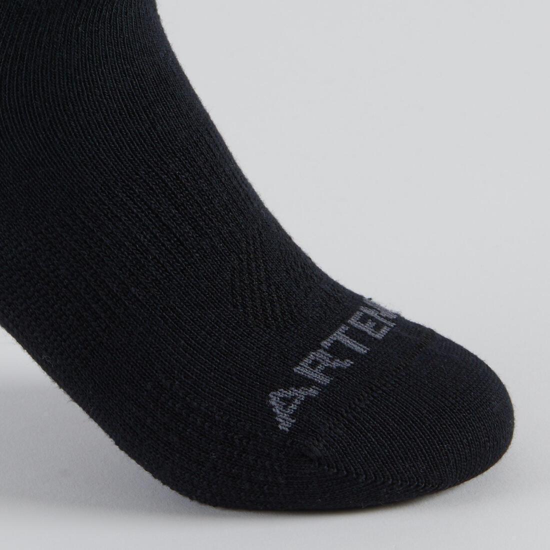 Kids Unisex Mid Tennis Socks - Tri-Pack Rs 160, White, , large image number 14