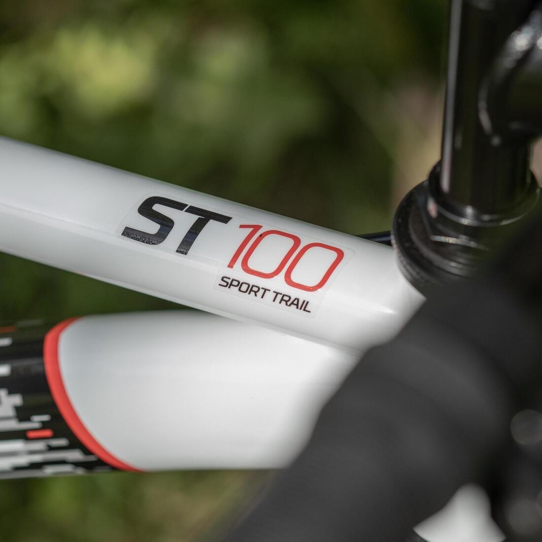 Kids Rockrider Mountain Bike, White, No Color, large image number 3