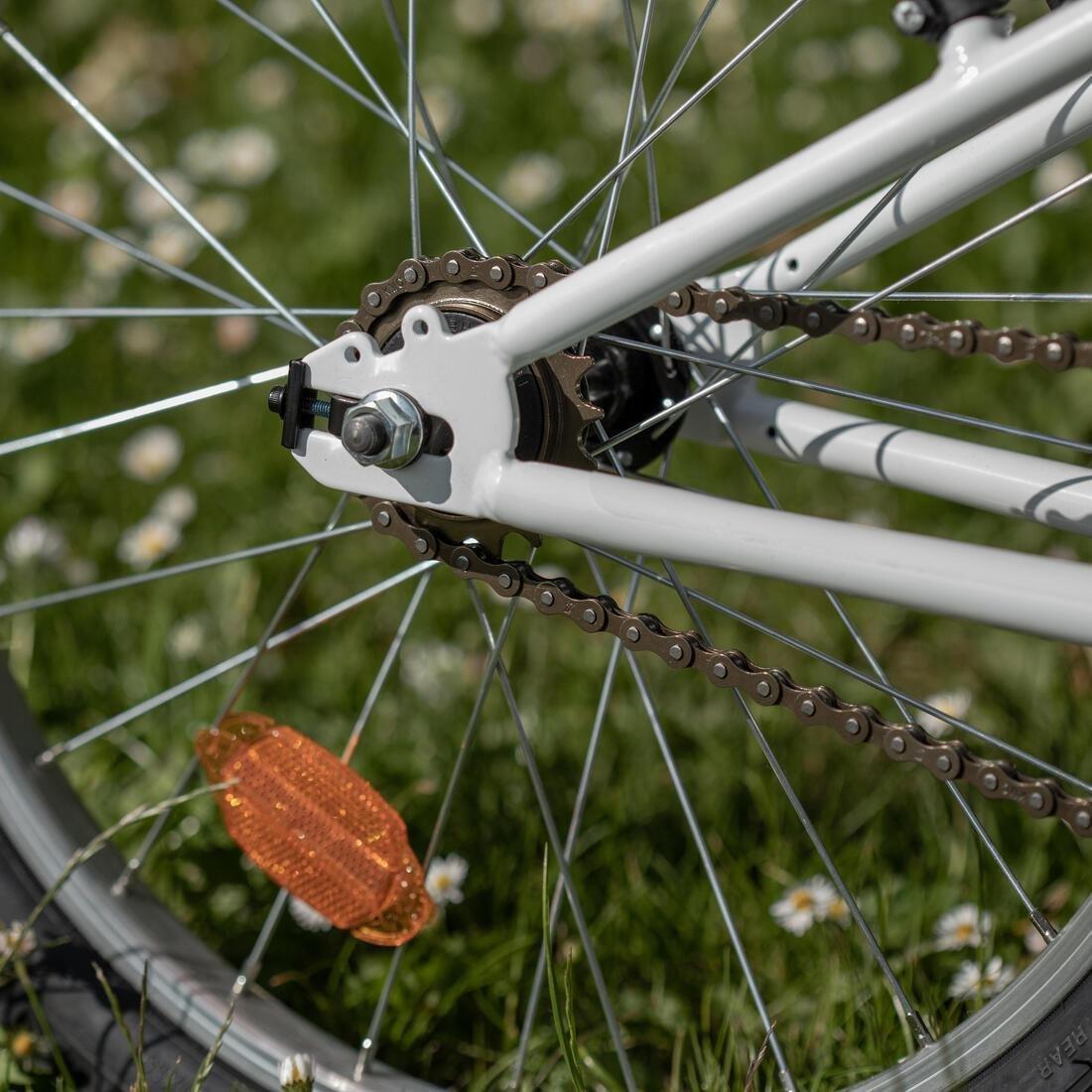 Kids Rockrider Mountain Bike, White, No Color, large image number 8