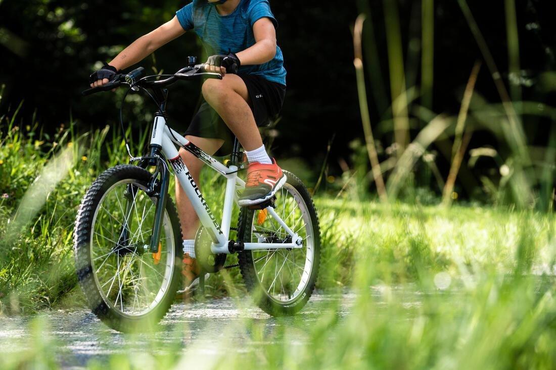 Kids Rockrider Mountain Bike, White, No Color, large image number 9