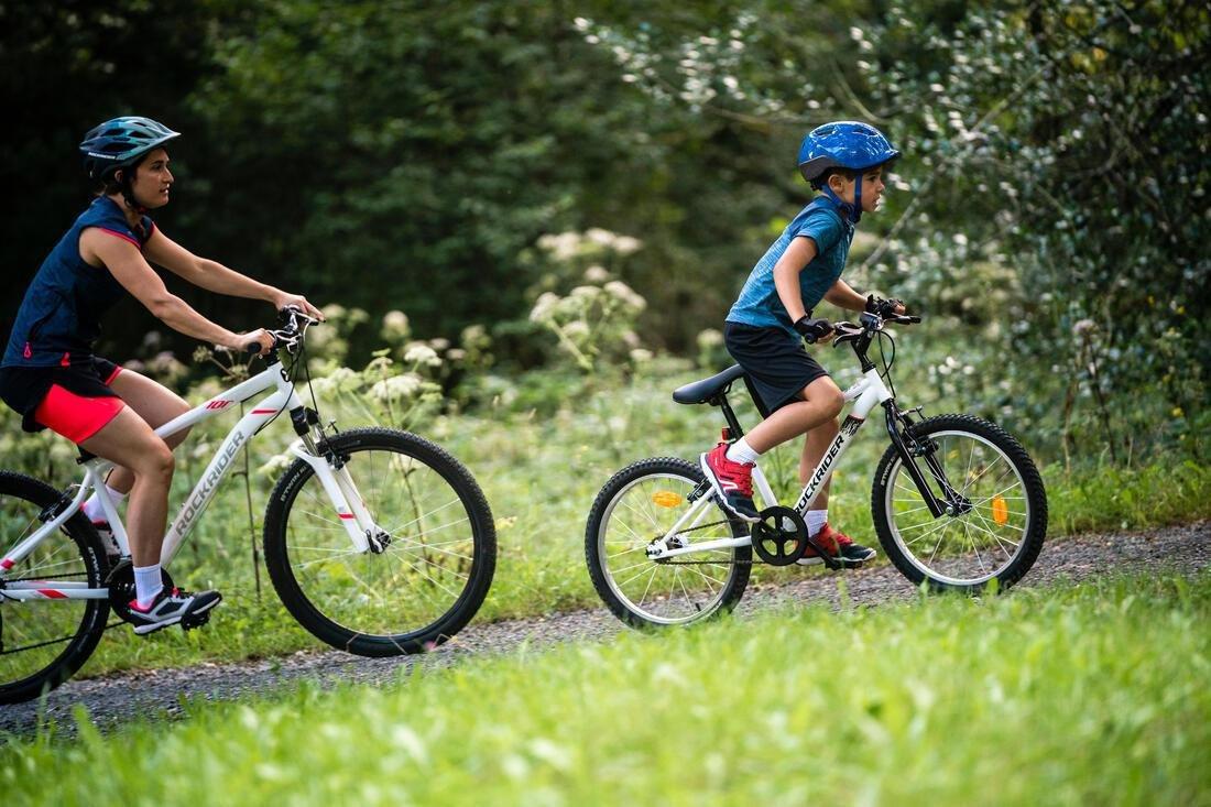 Kids Rockrider Mountain Bike, White, No Color, large image number 10