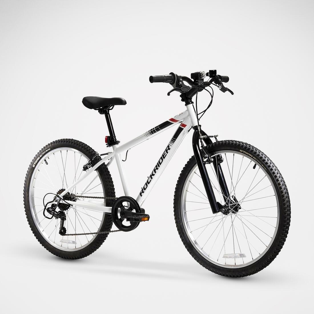 Kids Rockrider Mountain Bike, White, No Color, large image number 1