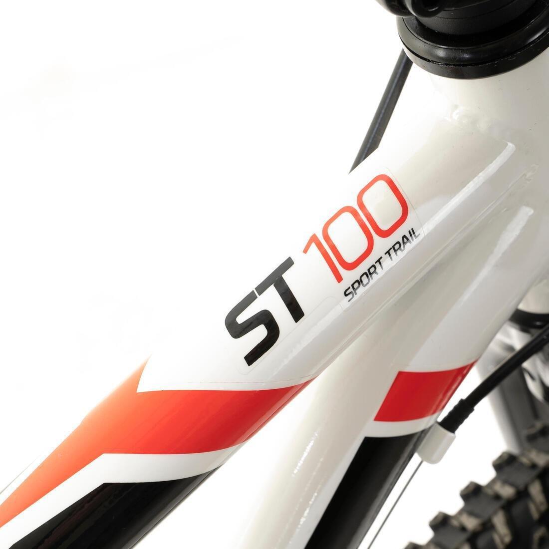 Kids Rockrider Mountain Bike, White, No Color, large image number 3