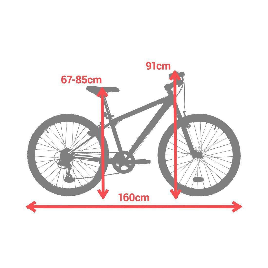 Kids Rockrider Mountain Bike, White, No Color, large image number 7