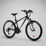 BTWIN - Kids Rockrider Mountain Bike - St 500 24-Inch, Black