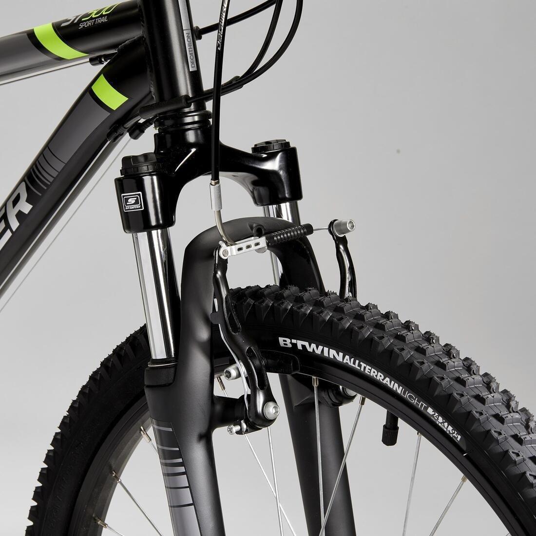 Kids Rockrider Mountain Bike - St 500 24-Inch, Black, No Color, large image number 2
