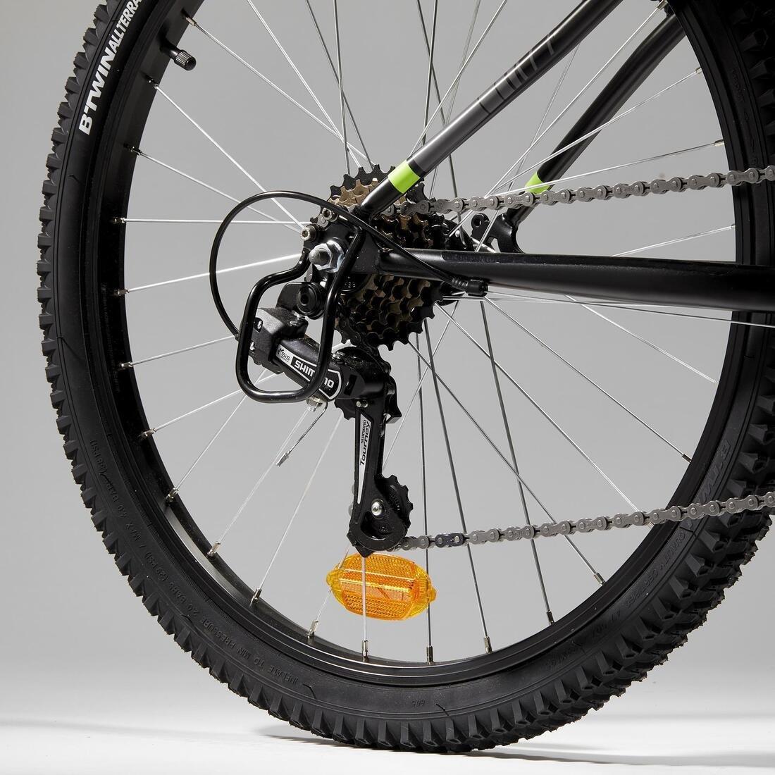 Kids Rockrider Mountain Bike - St 500 24-Inch, Black, No Color, large image number 5