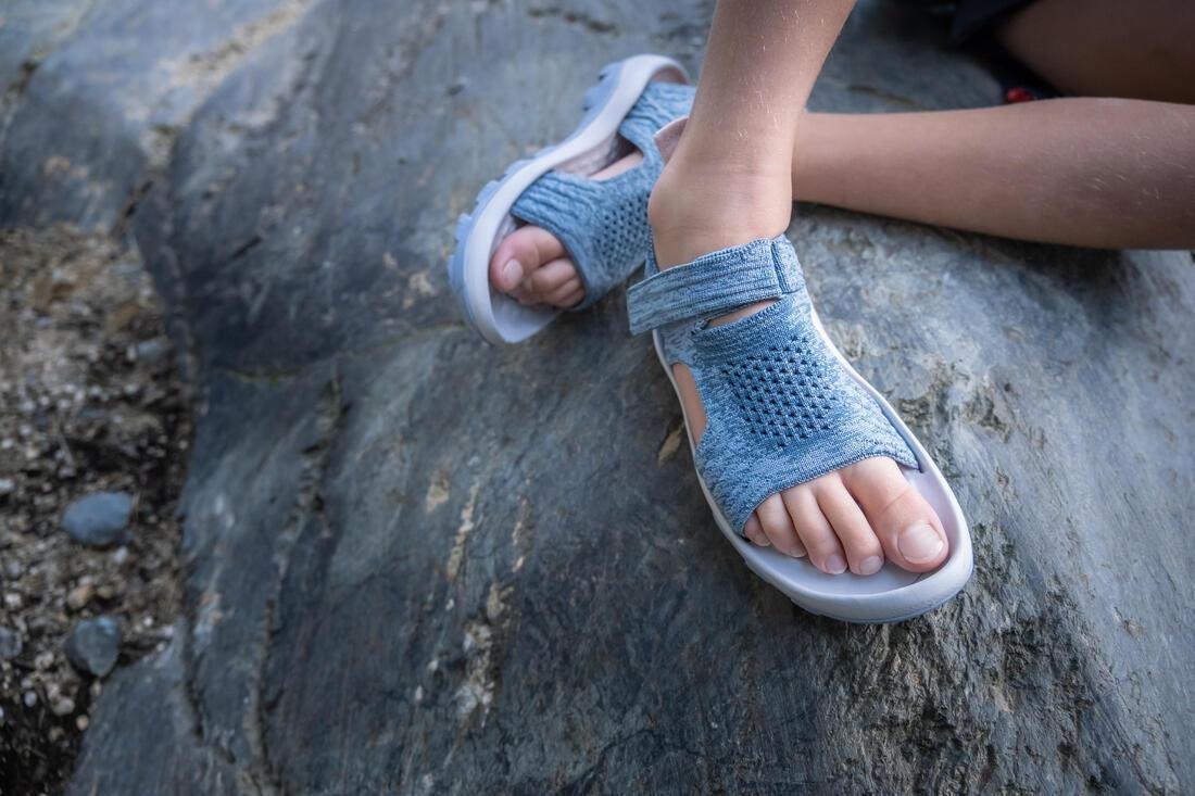 Kids Hiking Sandals - Mh120, Grey, No Color, large image number 6