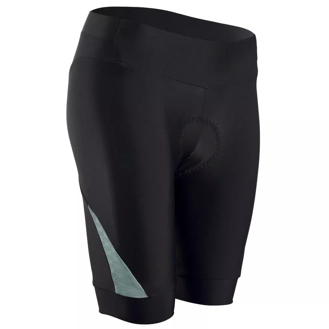 Women Shorts Cycling 500, Black, No Color, large image number 0