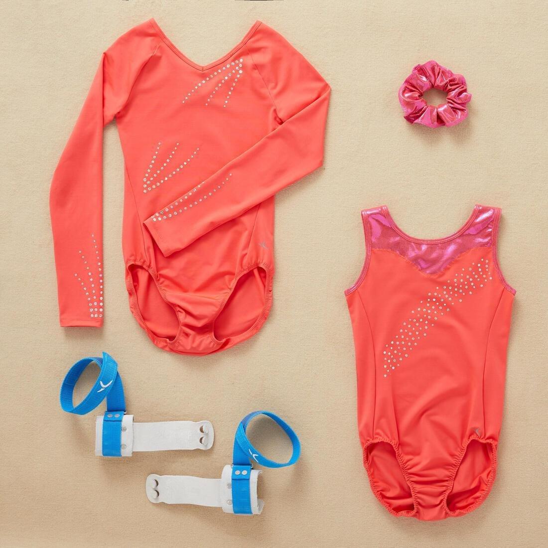 Womens Artistic Gymnastics Uneven Bar Grips, Grey, No Color, large image number 6