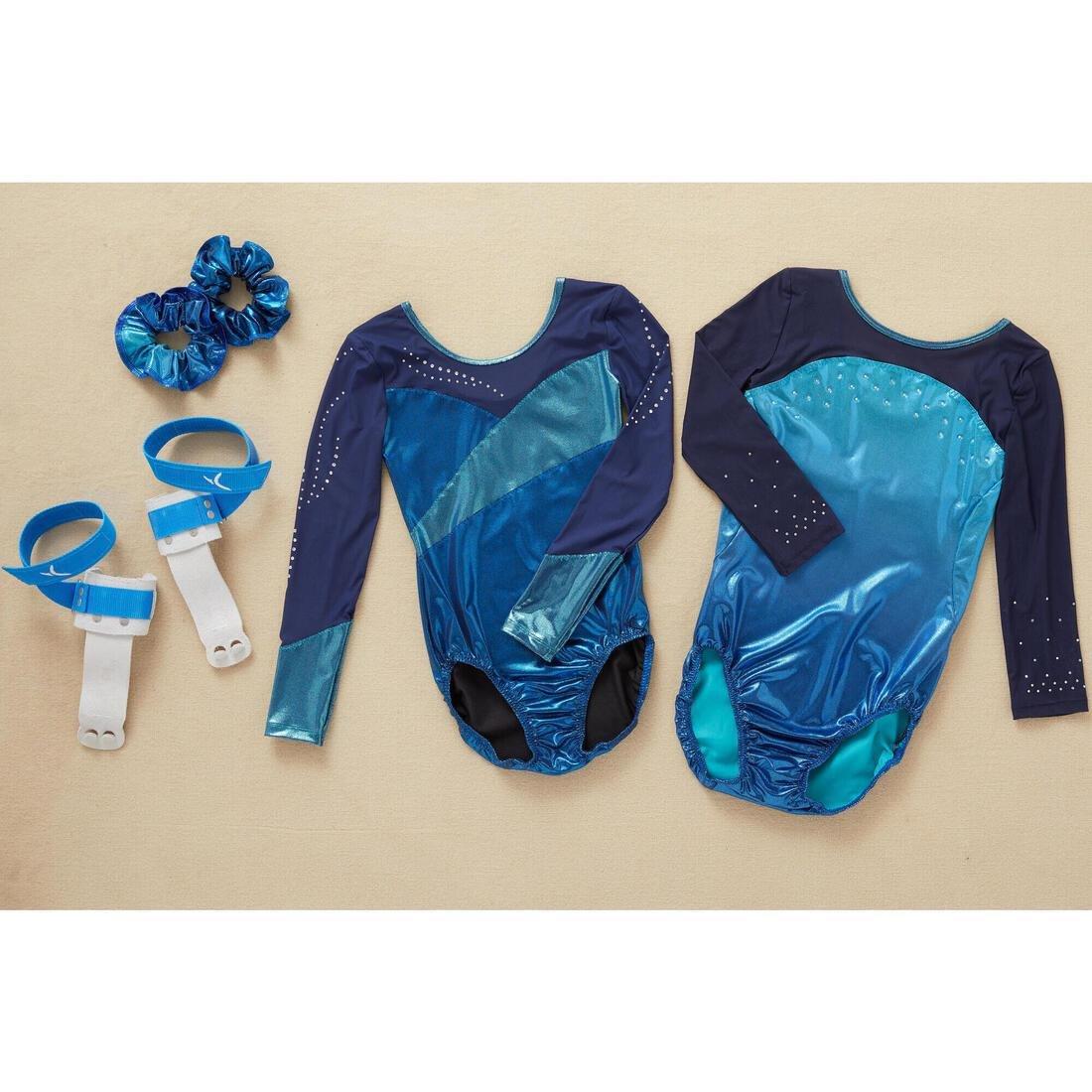 Womens Artistic Gymnastics Uneven Bar Grips, Grey, No Color, large image number 7