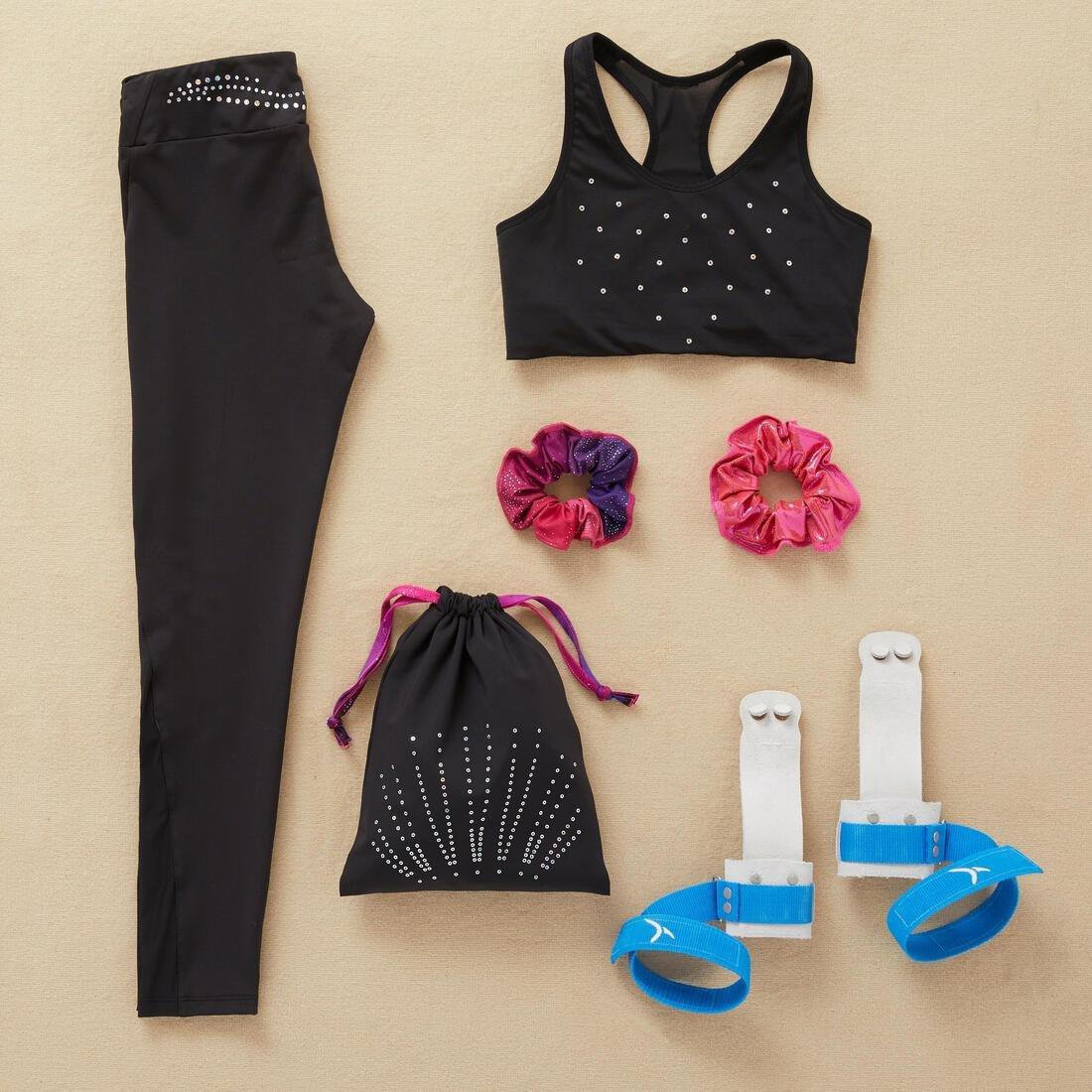 Womens Artistic Gymnastics Uneven Bar Grips, Grey, No Color, large image number 8