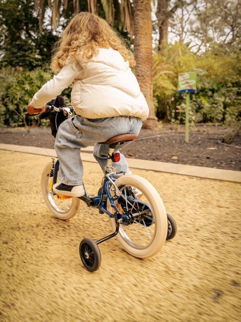 Kids Training Wheels - 500 For Btwin 14, Black, No Color, large image number 0