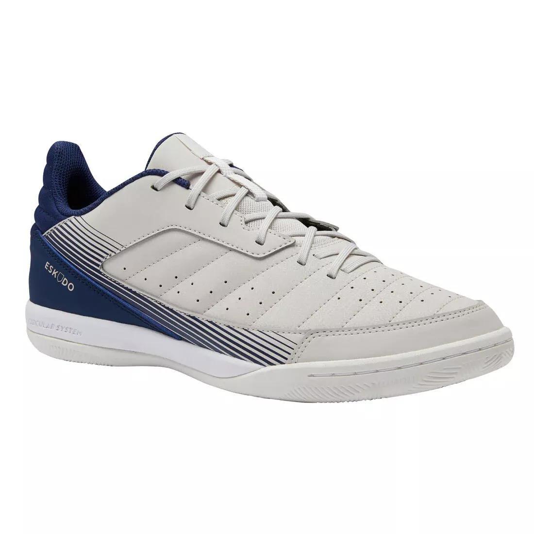 KIPSTA--ESKUDO 500 FUTSAL BEIG E BLUE, , medium