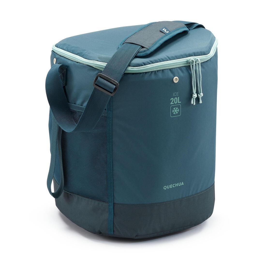 QUECHUA - 20 L Outdoor Camping/Hiking Cooler, Blue