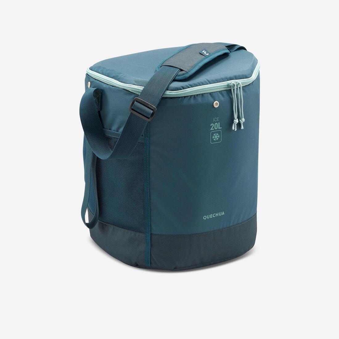 QUECHUA - 20 L Outdoor Camping/Hiking Cooler, Blue