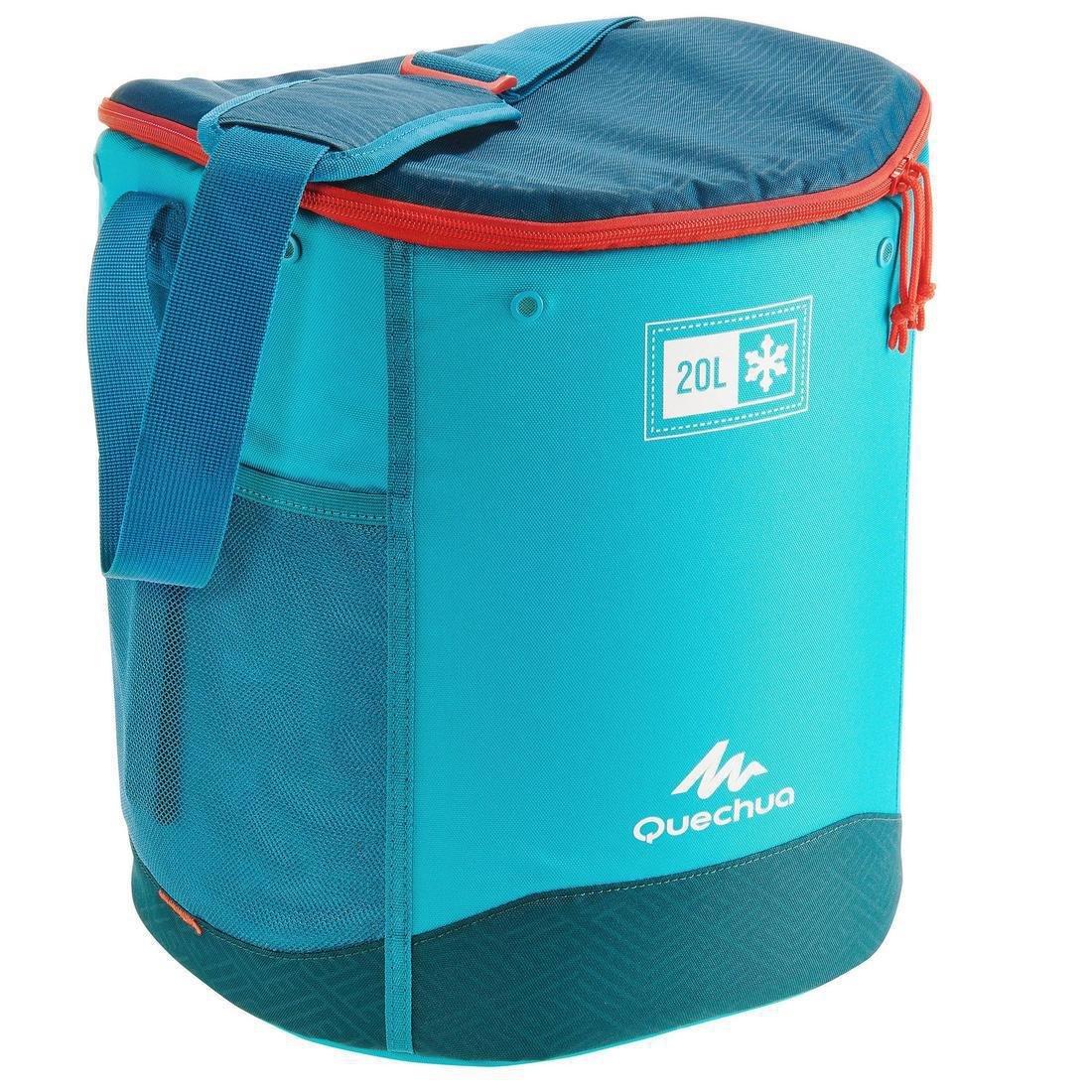 QUECHUA - 20 L Outdoor Camping/Hiking Cooler, Blue