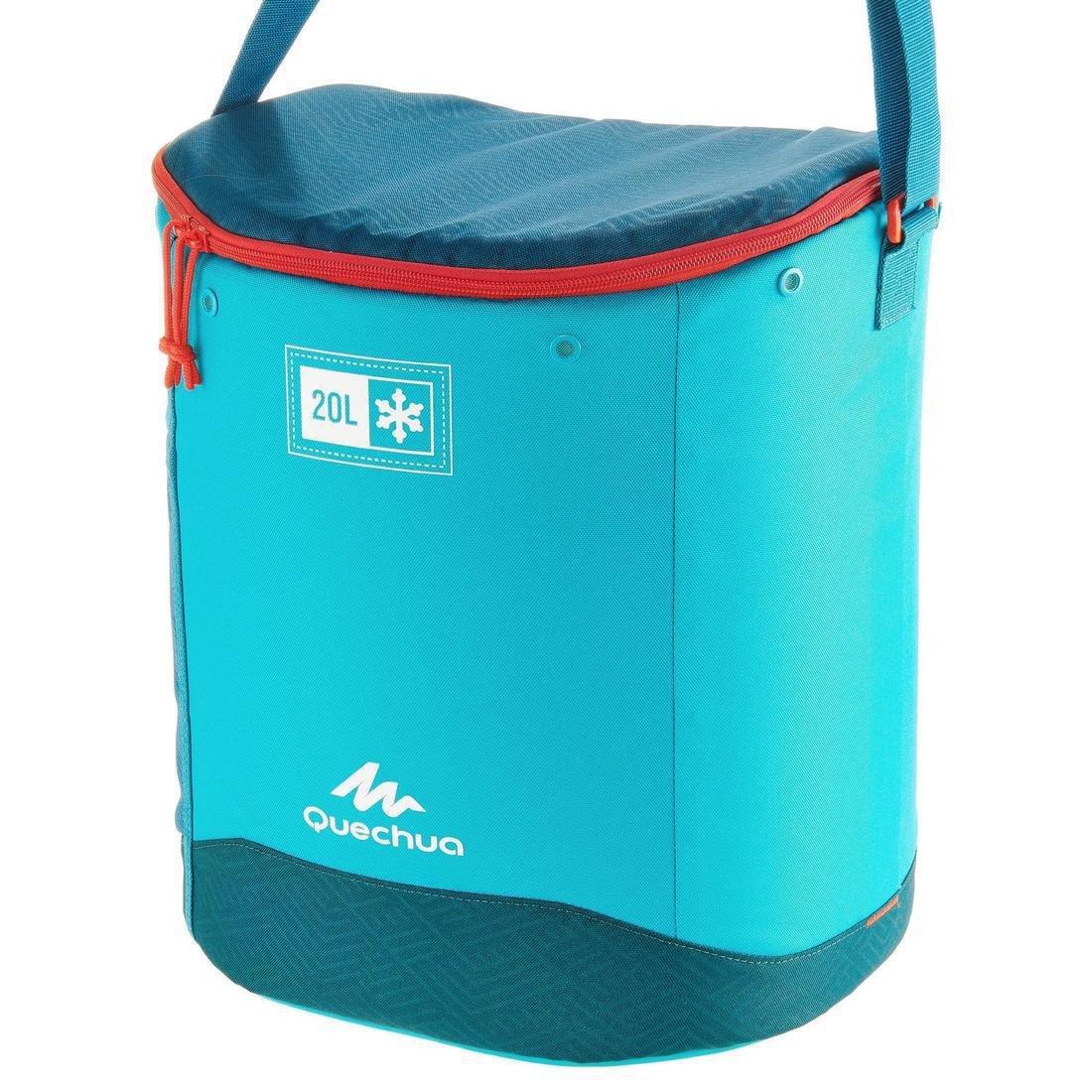 QUECHUA - 20 L Outdoor Camping/Hiking Cooler, Blue