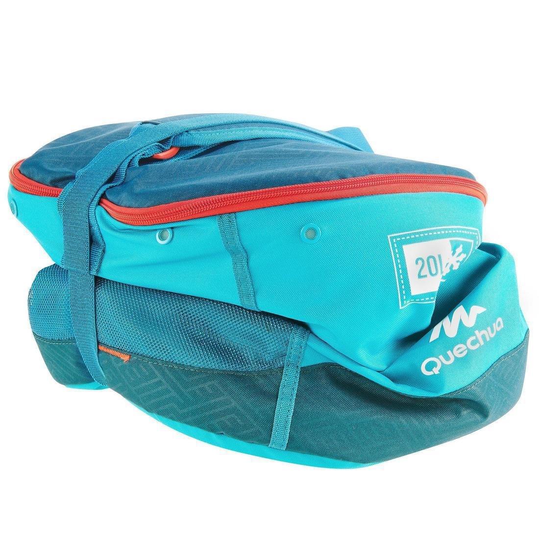 QUECHUA - 20 L Outdoor Camping/Hiking Cooler, Blue