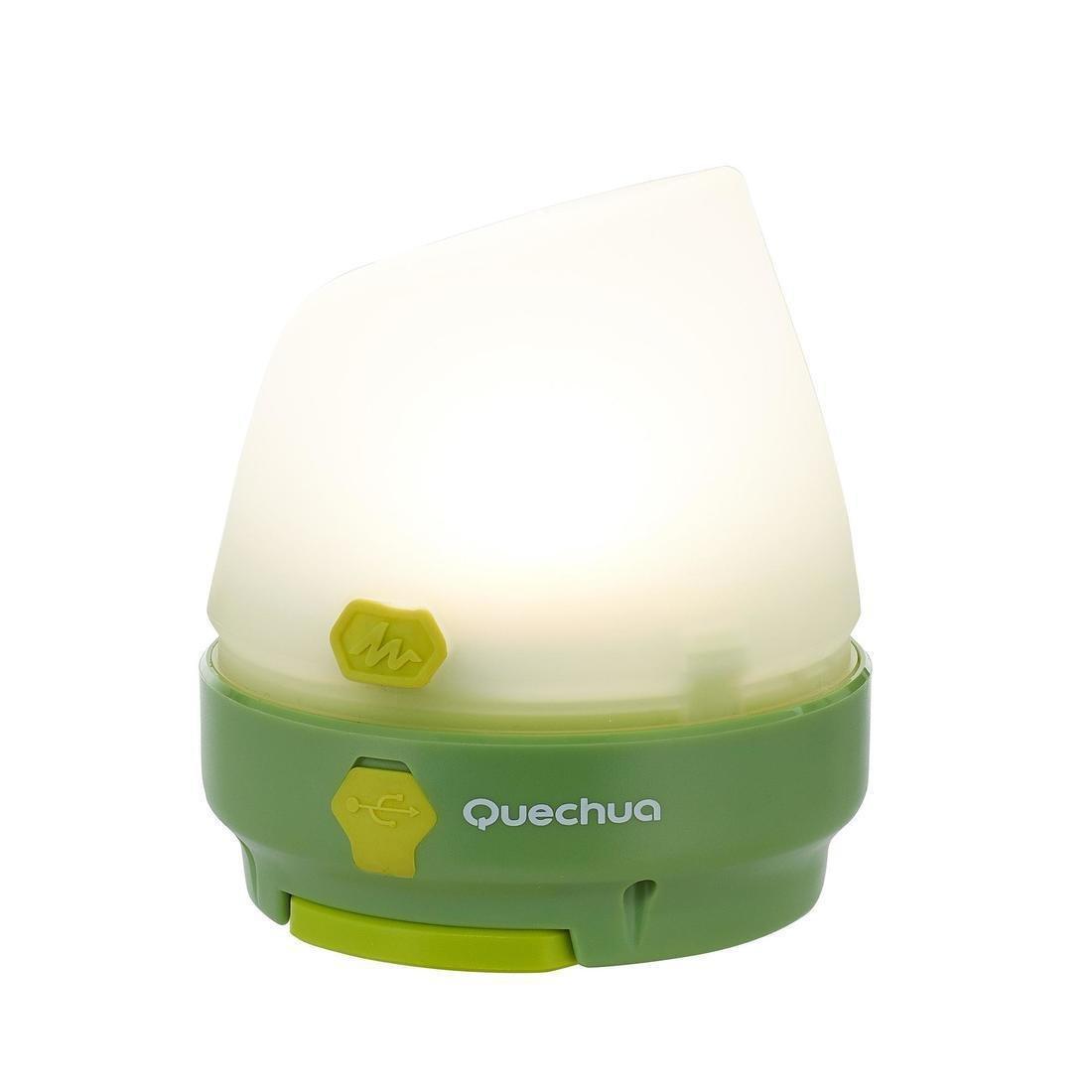 QUECHUA - Camping Lamp - Bl50 Dynamo Rechargeable - 50 Lumens, Black