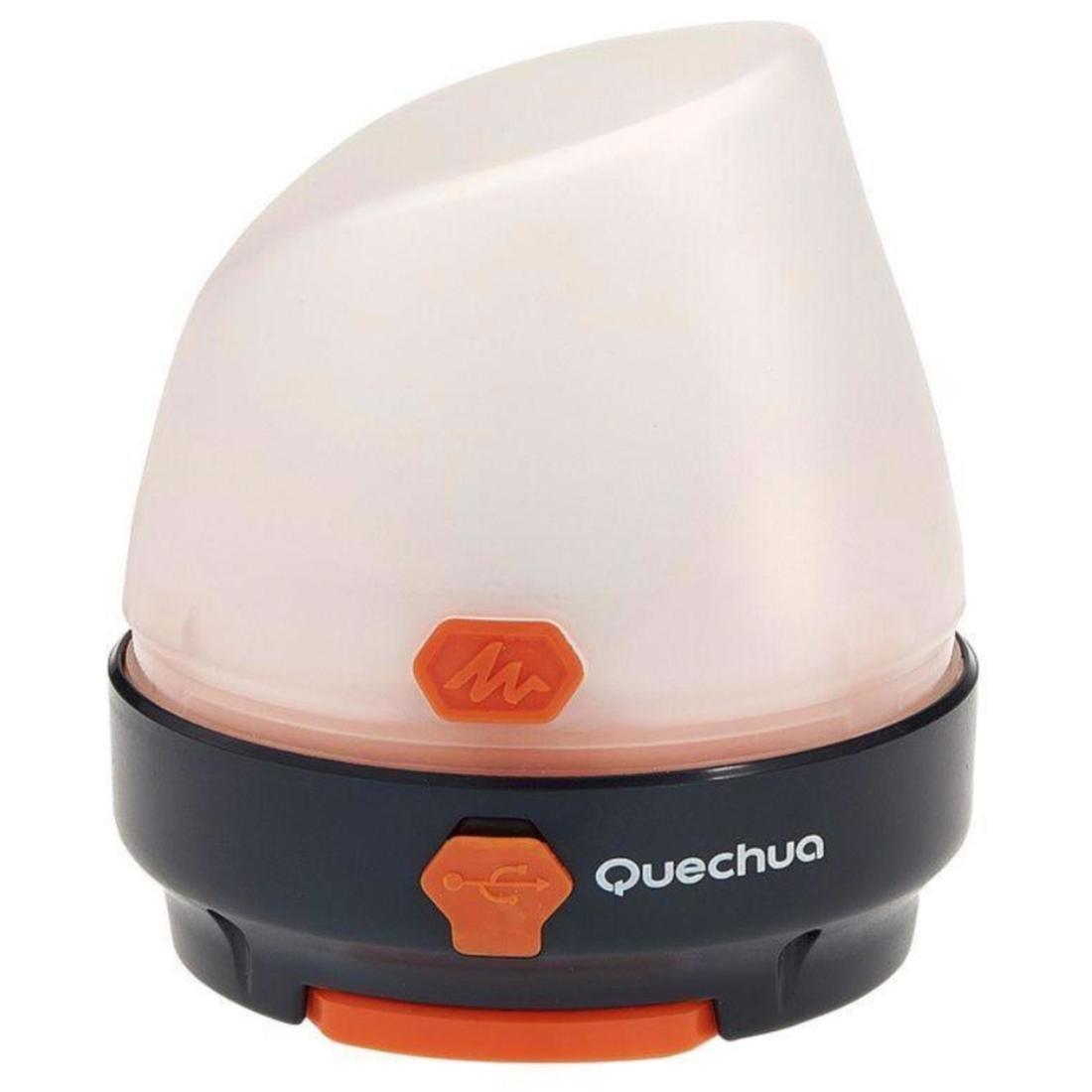 QUECHUA - Camping Lamp - Bl50 Dynamo Rechargeable - 50 Lumens, Black