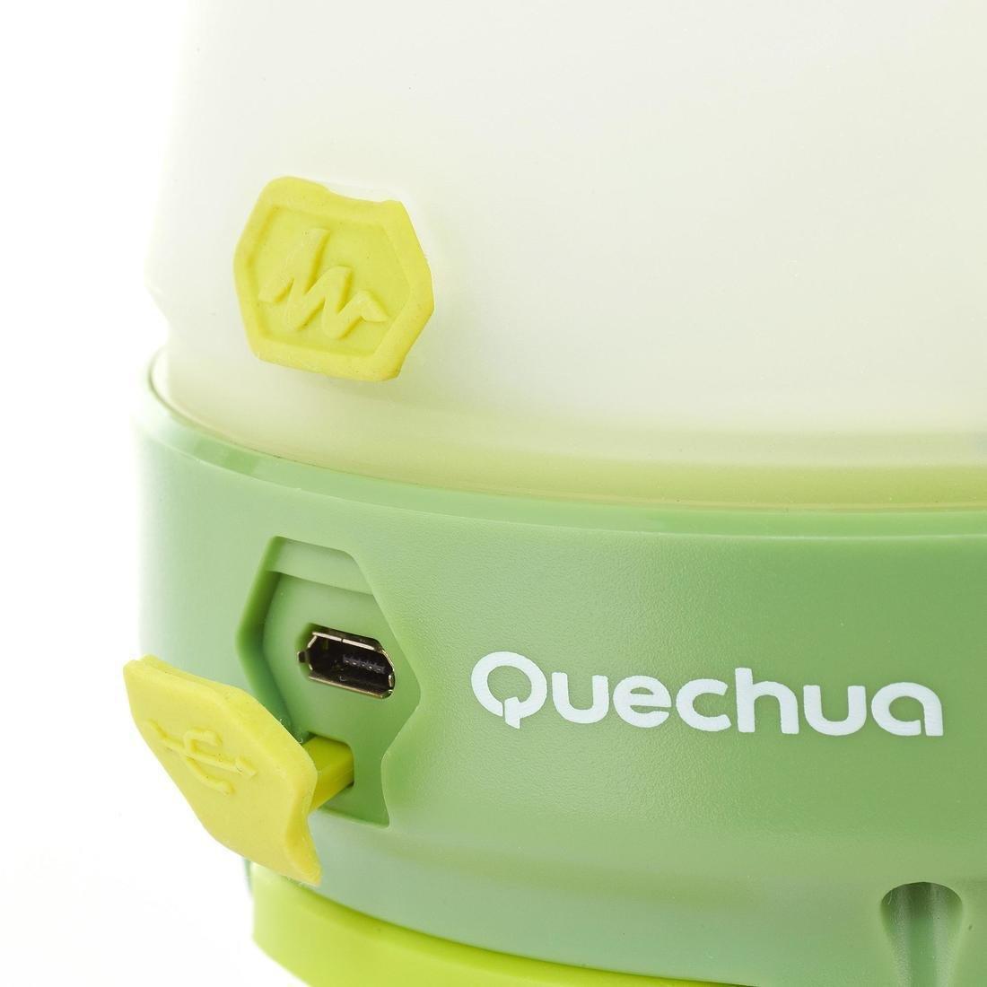 QUECHUA - Camping Lamp - Bl50 Dynamo Rechargeable - 50 Lumens, Black