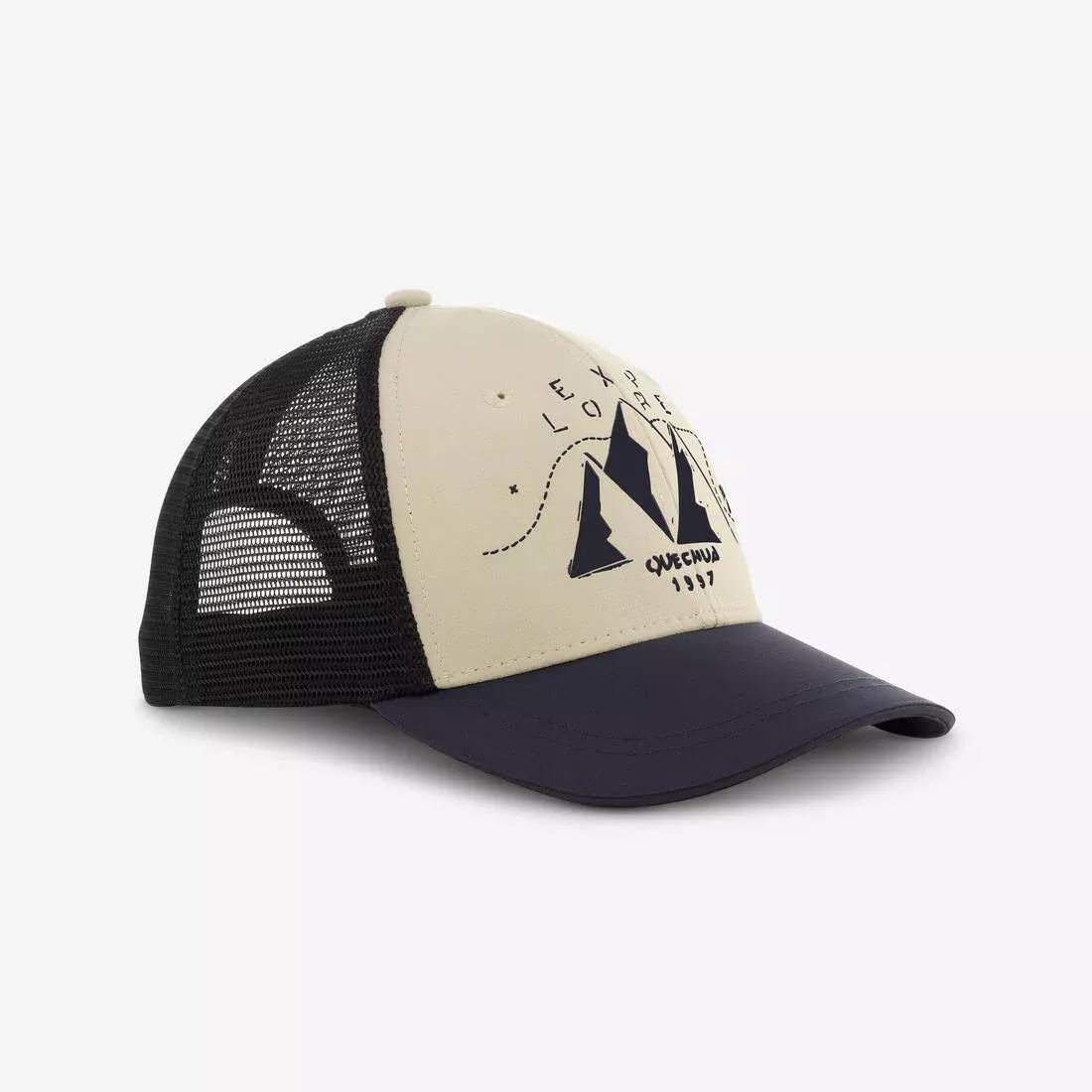 Kids Trucker Cap Mh100, Beige, No Color, large image number 0
