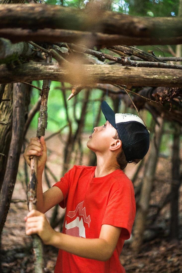 Kids Trucker Cap Mh100, Beige, No Color, large image number 6