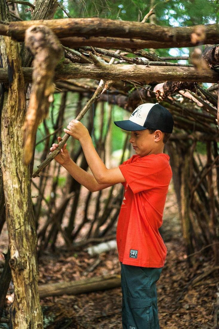 Kids Trucker Cap Mh100, Beige, No Color, large image number 8