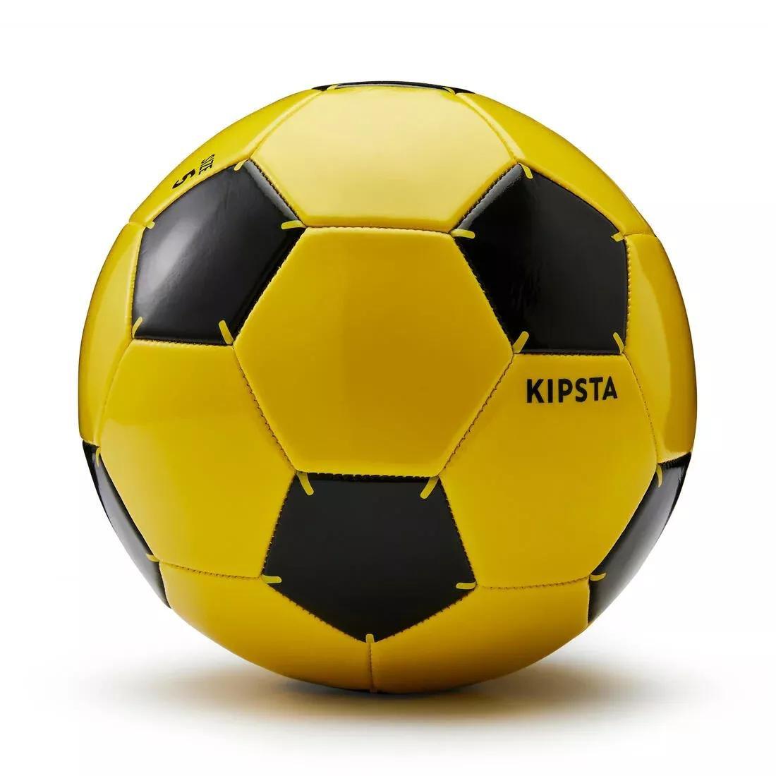Kids Football - Size 4 First Kick, Blue, No Color, large image number 8