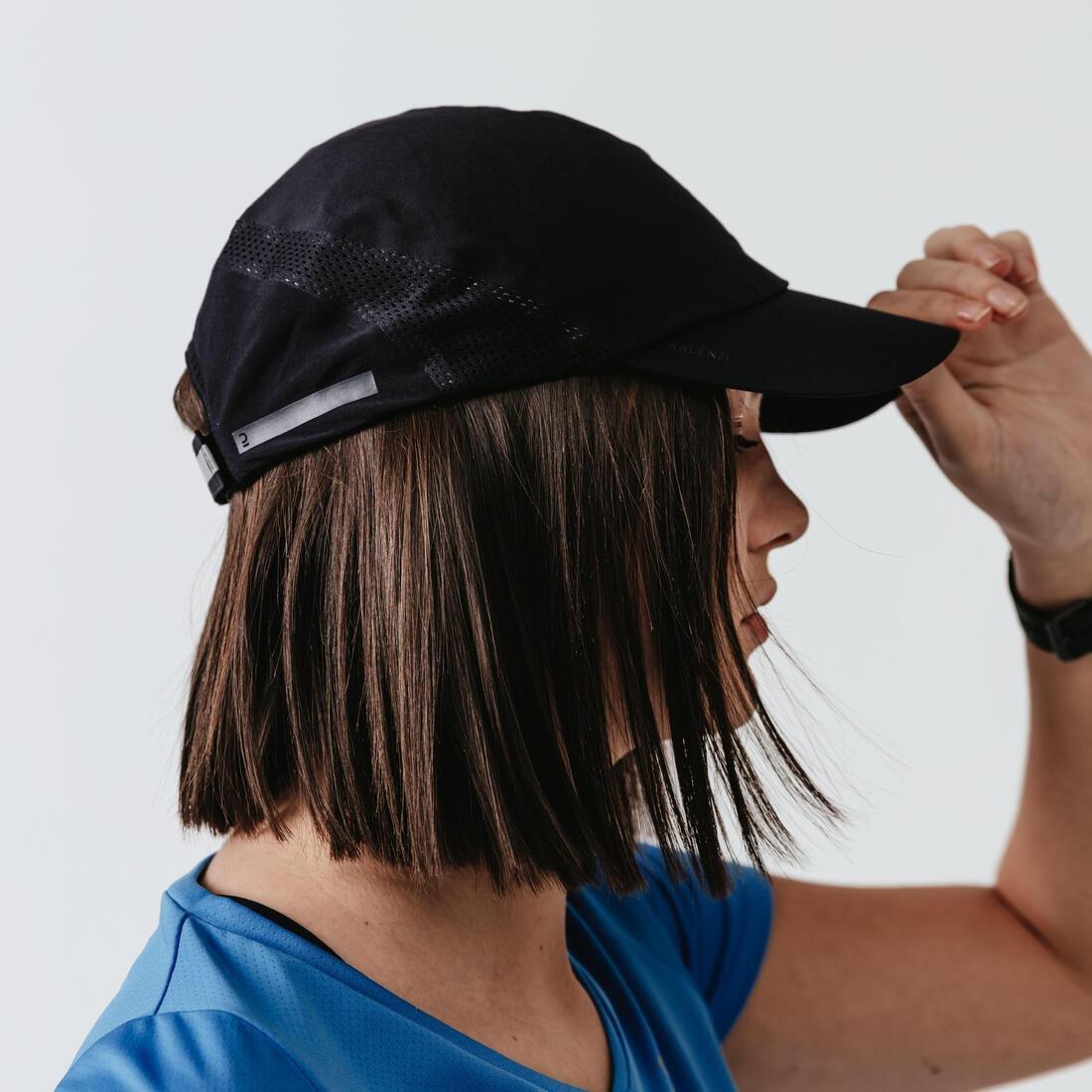 Adult Running Adjustable Cap, Orange, No Color, large image number 3