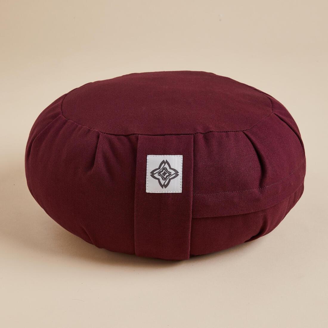 KIMJALY - Yoga & Meditation Zafu Cushion, Deep chocolate truffle