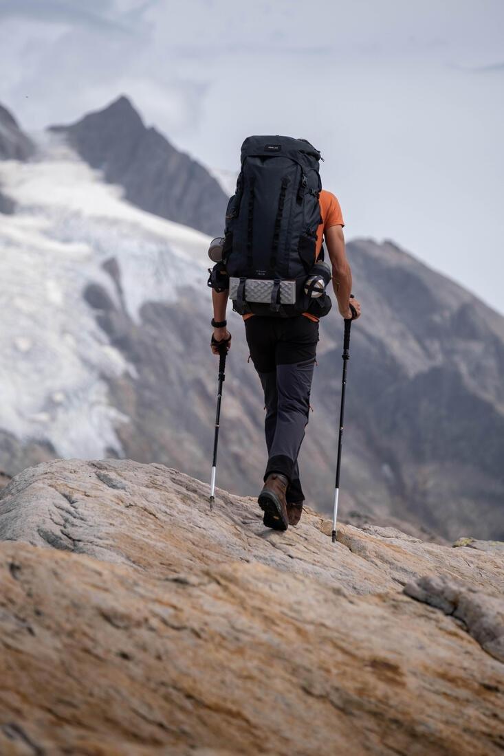 Mens Trekking Backpack - 70+10 L Mt900 Symbium, Grey, No Color, large image number 14