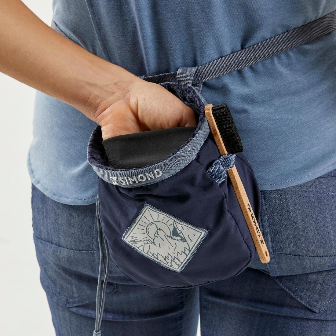 Climbing Chalk Bag Vertika Chalk-Barrier Size L, Blue, 5401_000, medium