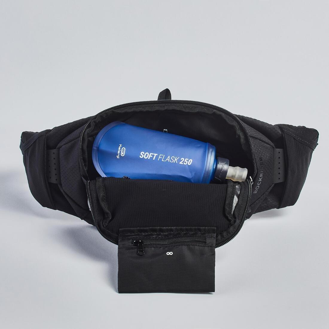 2L / 0.25L Mountain Biking Hydration Waist Pack Feel, Black, No Color, large image number 7