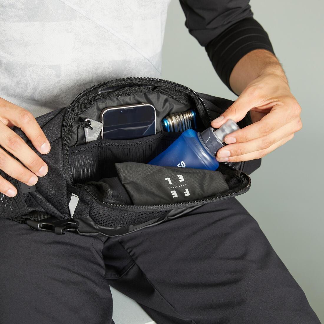 2L / 0.25L Mountain Biking Hydration Waist Pack Feel, Black, No Color, large image number 12