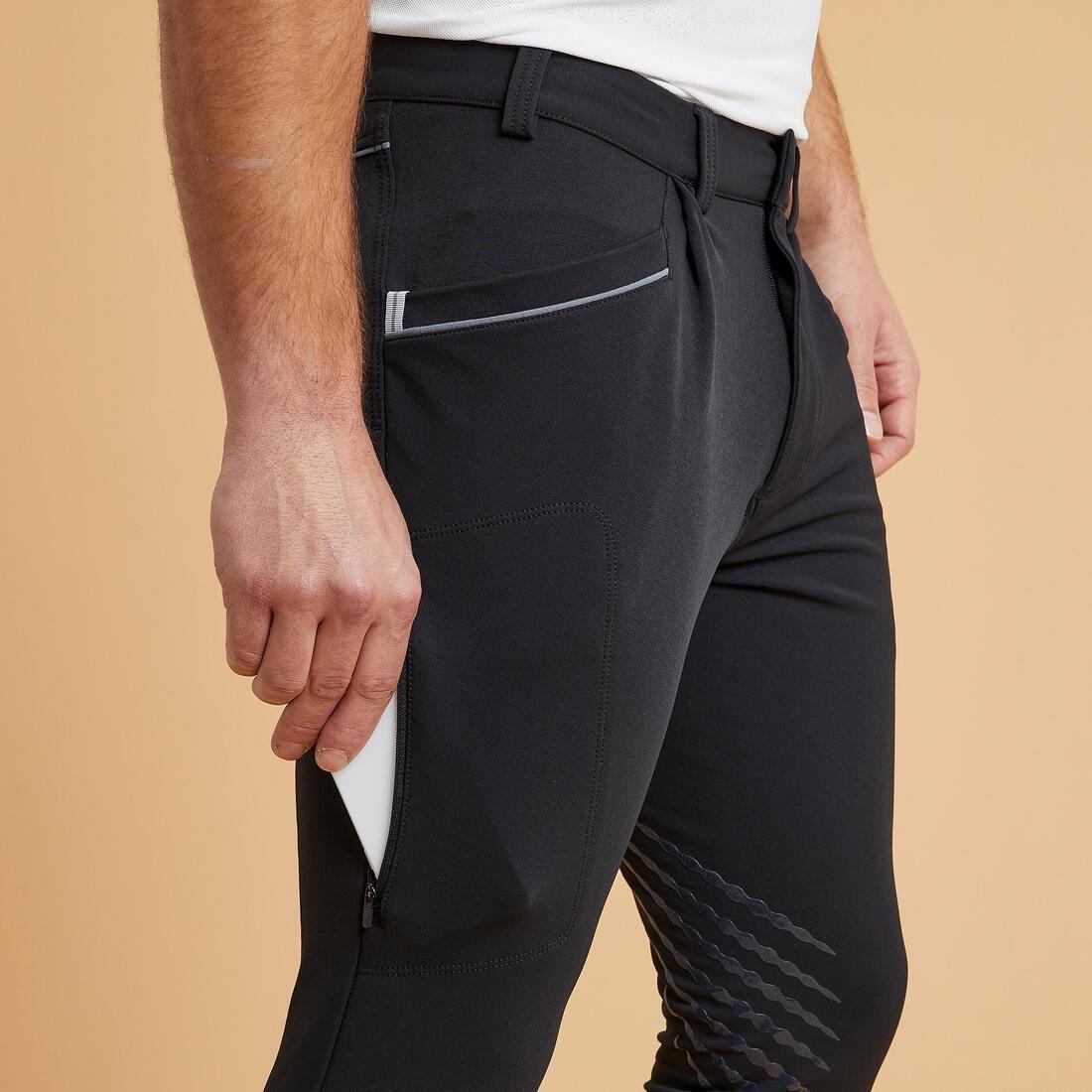 Men Classic Horse Riding Jodhpurs - 900, Black, , large image number 5