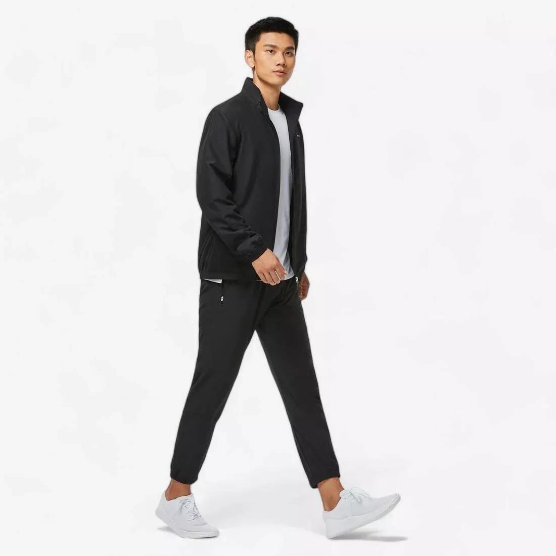 Mens Breathable Fitness Collection Bottoms, Grey, No Color, large image number 2