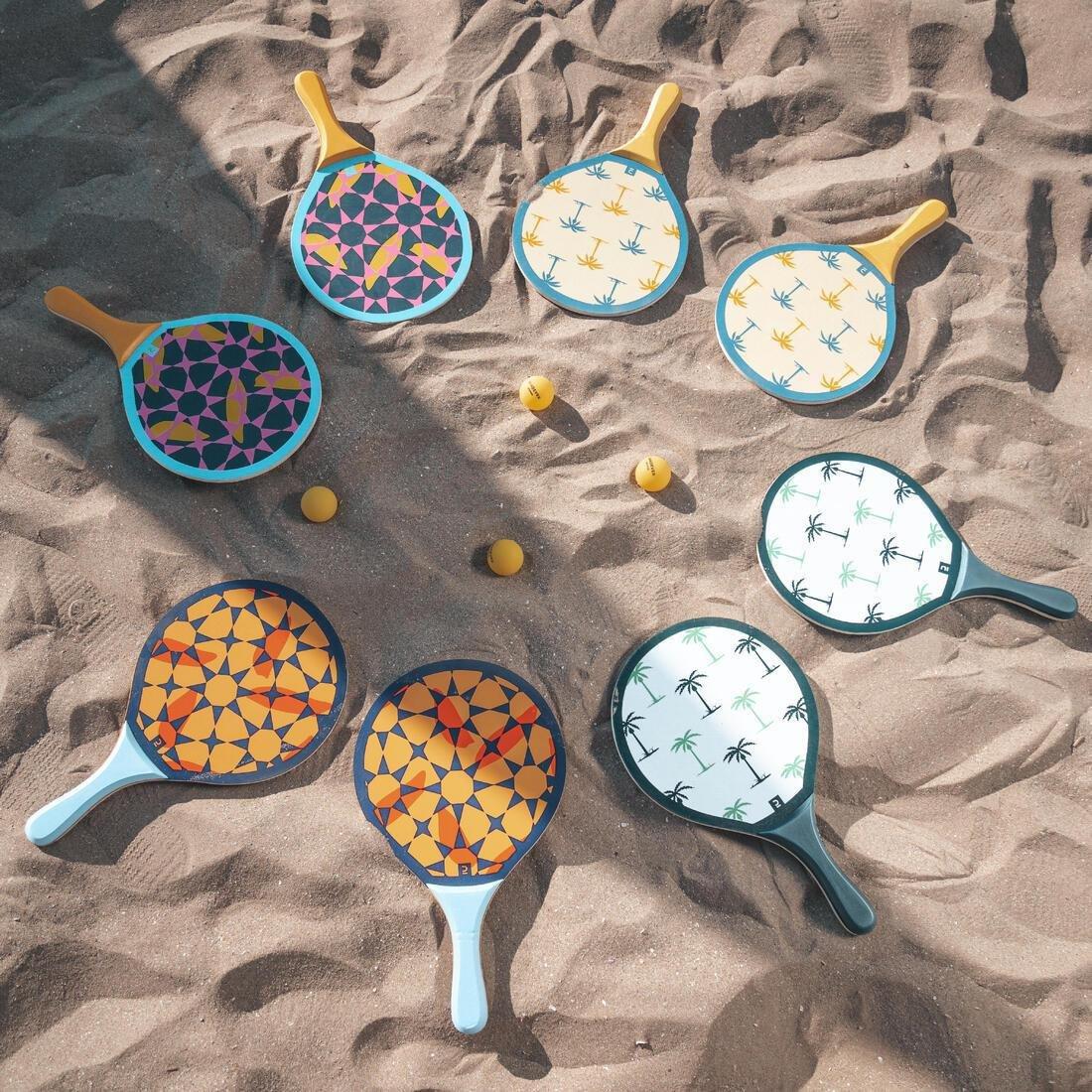 Beach Woody Tennis Racket Set, Orange, No Color, large image number 4