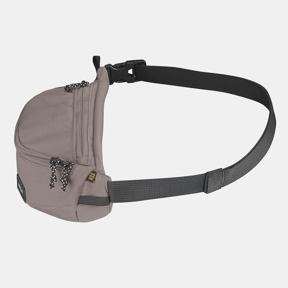 FORCLAZ - 2L Travel Belt Bag, Grey