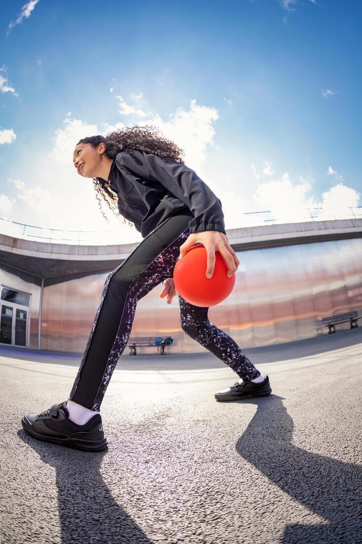 Girls Multisport Lightweight Breathable Jacket, Black, No Color, large image number 2