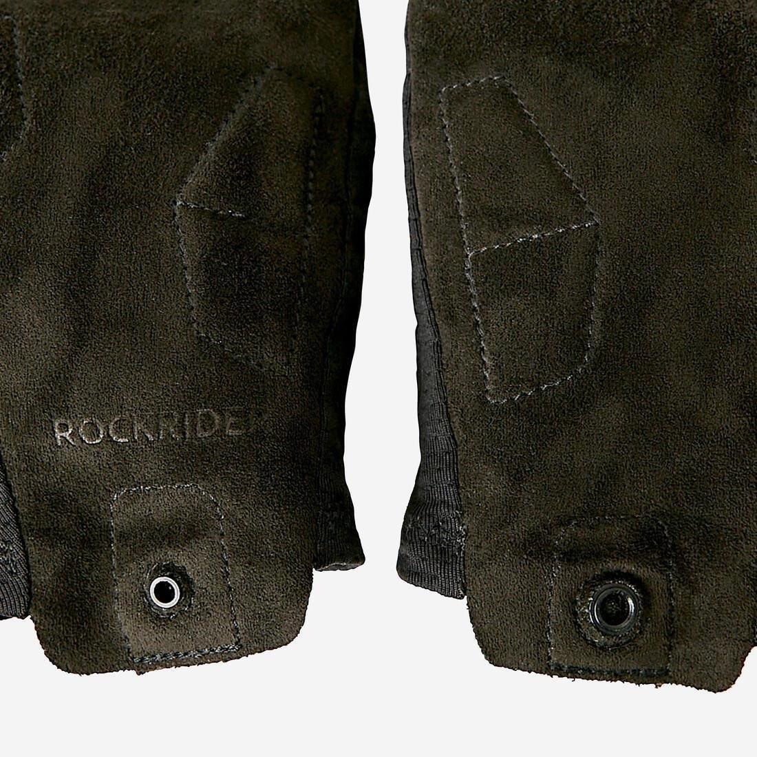 100 Breathable Mountain Bike Gloves, Black, No Color, large image number 4