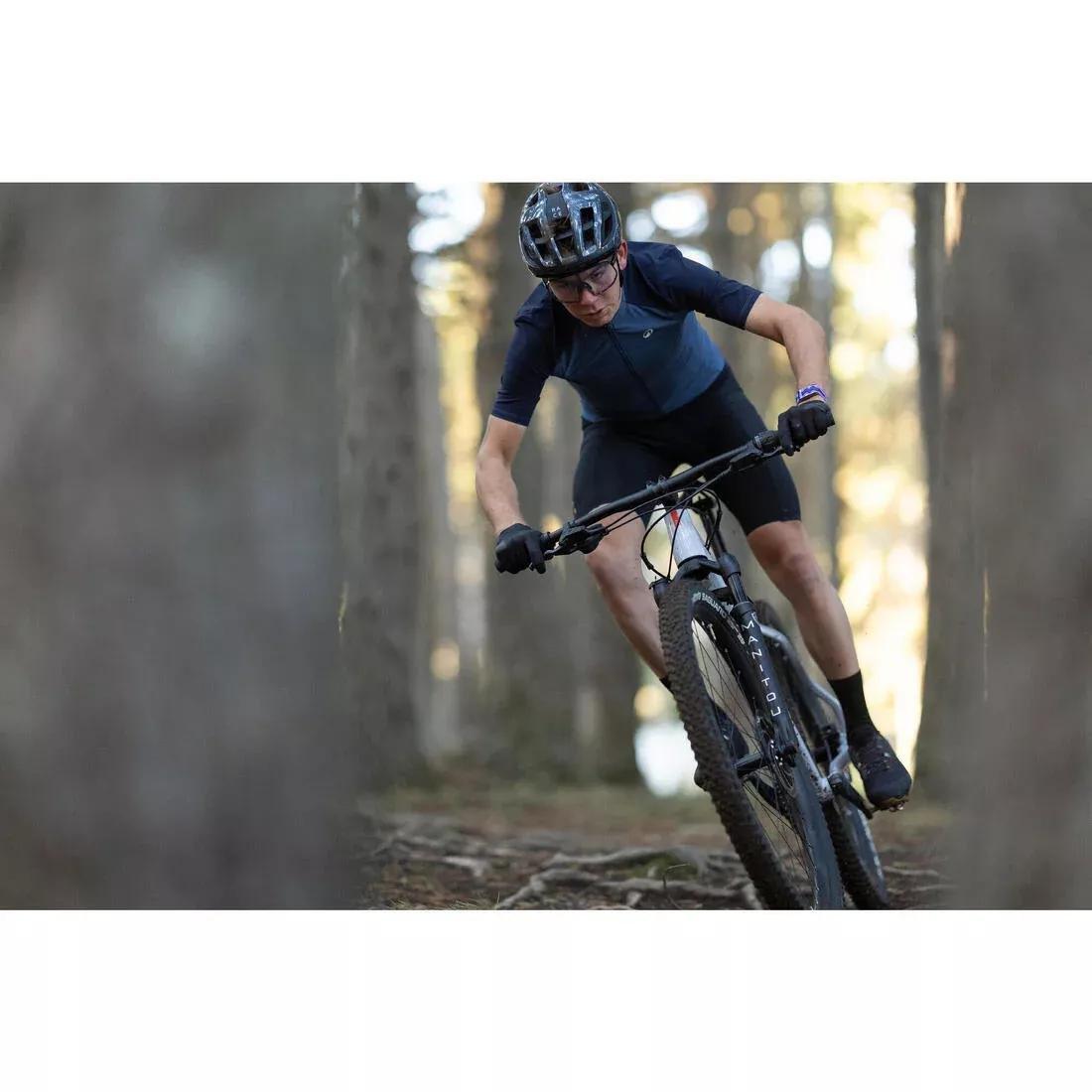 100 Breathable Mountain Bike Gloves, Black, No Color, large image number 7