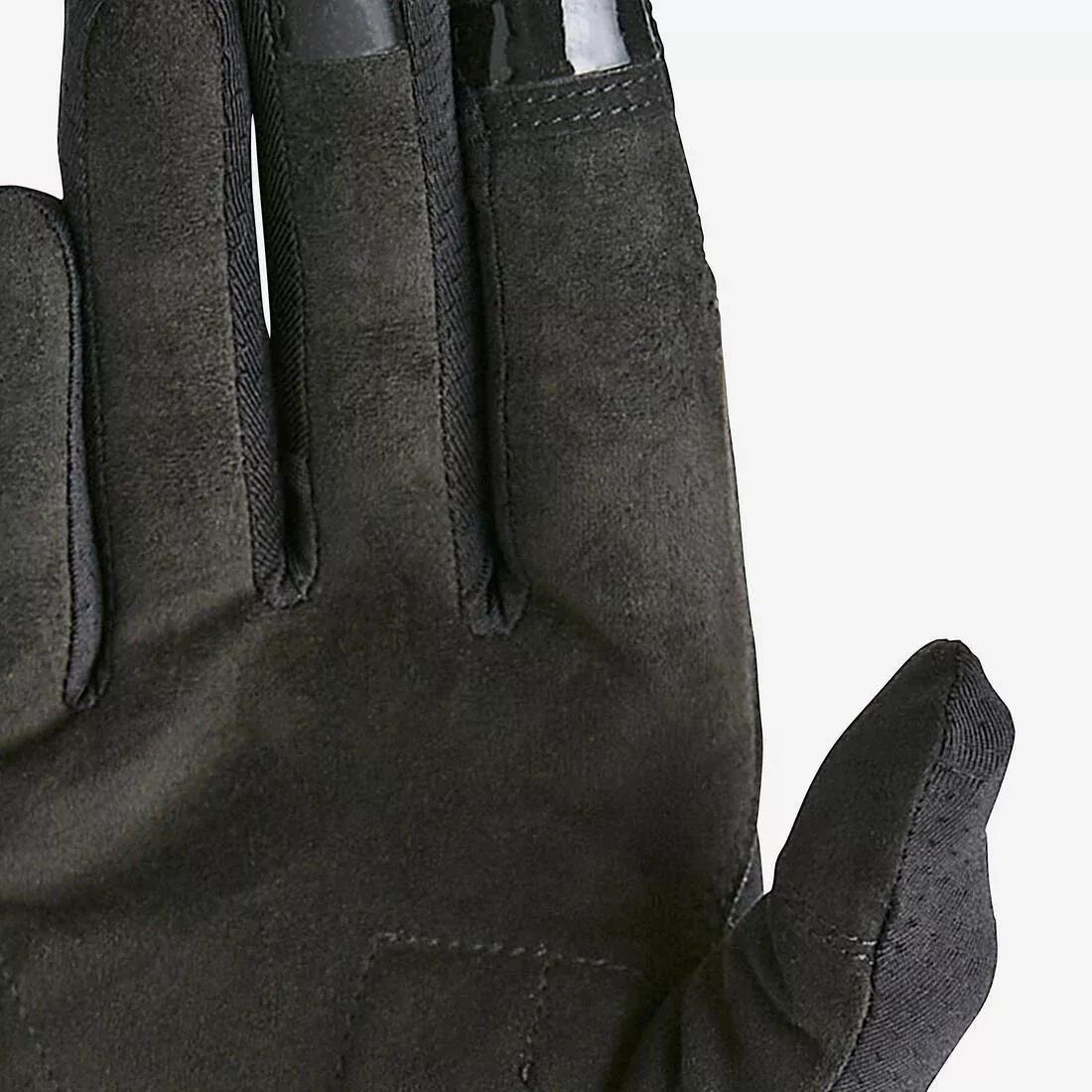 Breathable Mountain Bike Gloves - 100, Black, No Color, large image number 6