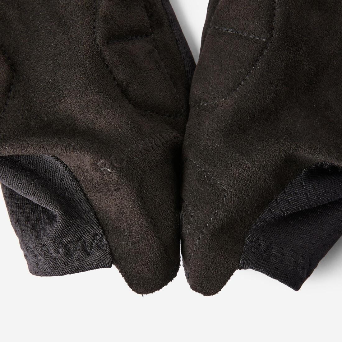 Breathable Mountain Bike Gloves - 100, Black, No Color, large image number 7