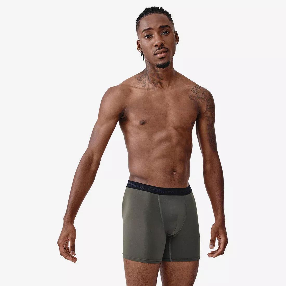 Mens Breathable Running Boxers, Green, , large image number 0