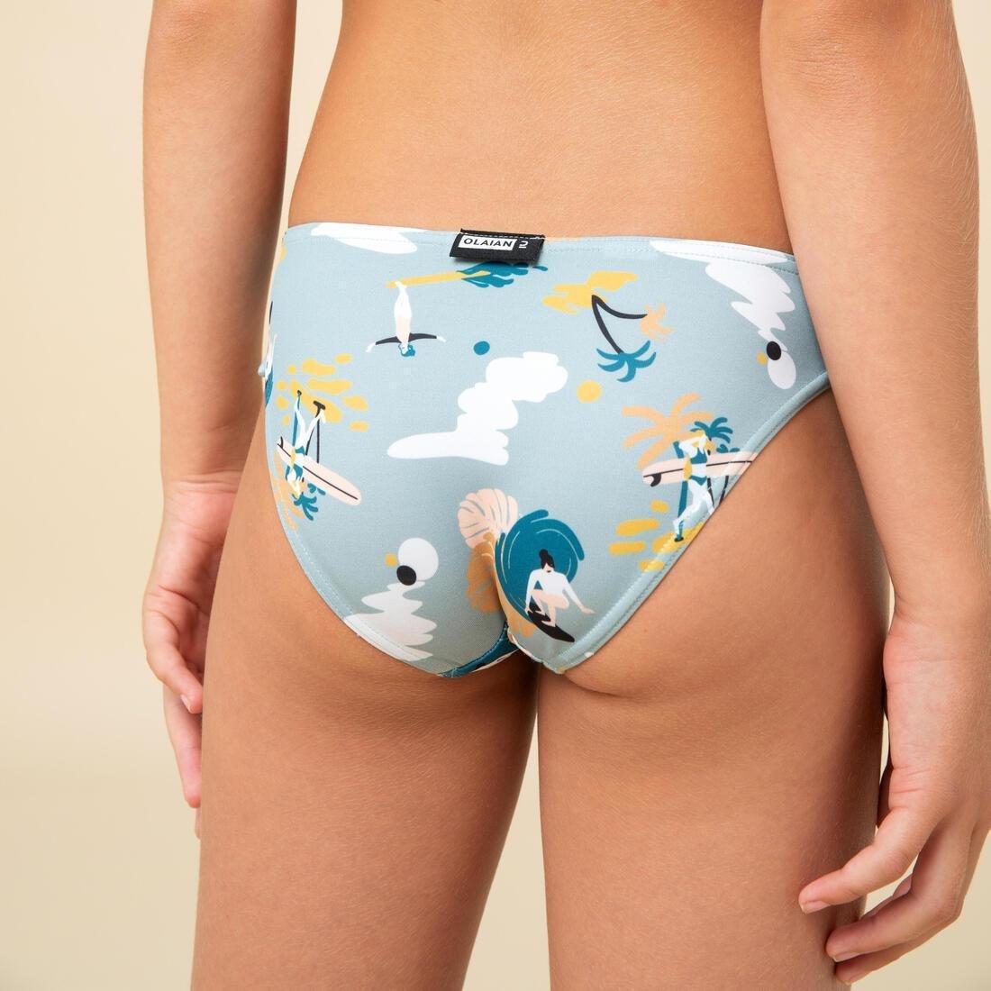 Kids Girls Swimsuit Bottoms - Tania 100, Khaki, No Color, large image number 3